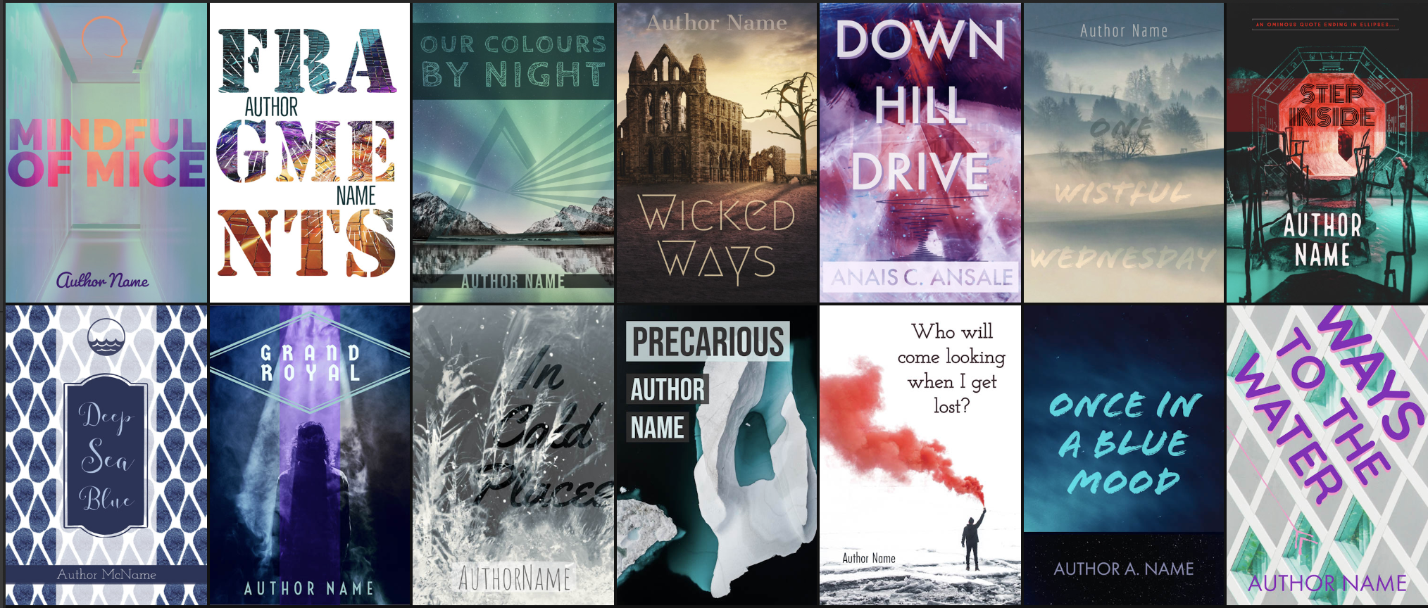 Mock Book Covers by Lara Hawfield